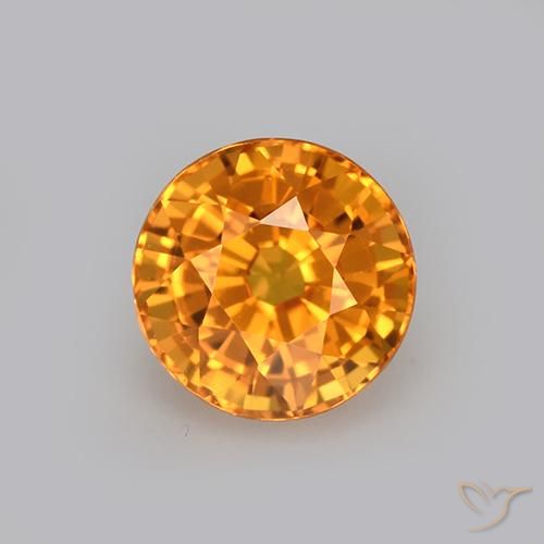 1.24ct Natural Oro Zafiro, Redondo, VVS
