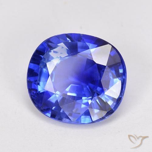 Zafiro Azul aciano natural de 4.14 ct, Ovalada, VS