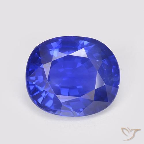 3.24ct Natural Azul aciano Zafiro, Ovalada, VS