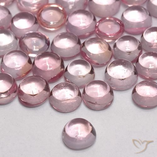 0.22ct Natural Rosado bubblegum claro Zafiro, Redondo, Transparente