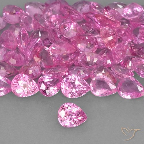 0.36ct Natural Rosado intenso Zafiro, En forma de pera, VVS-VS