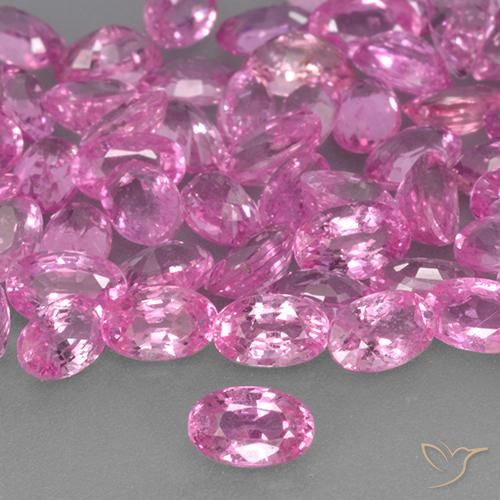0.31ct Natural Rosado medio Zafiro, Ovalada, VS
