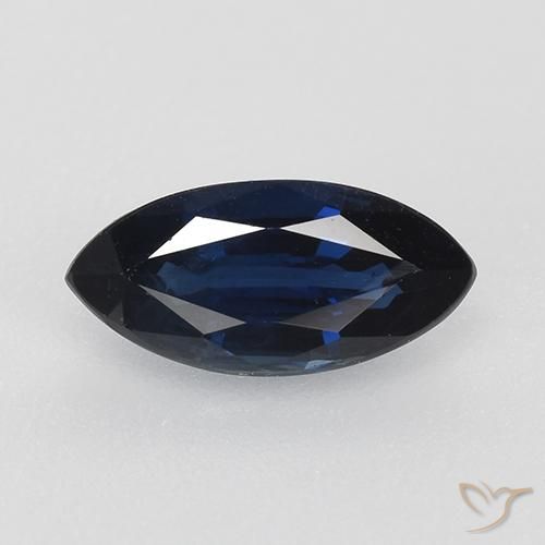 0.73ct Natural Azul crepúsculo Zafiro, Marquesa, VVS-VS