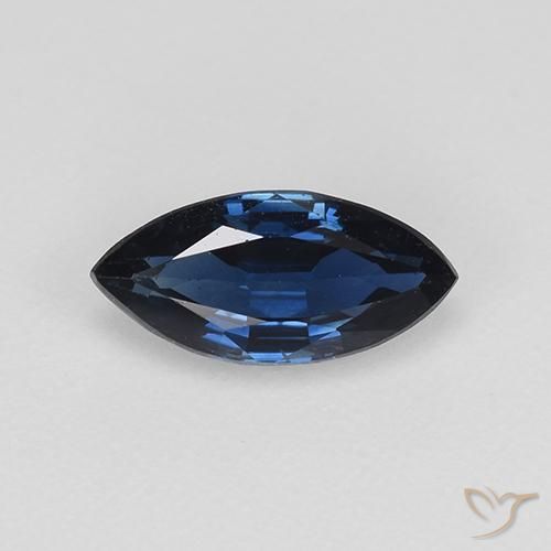 0.79ct Natural Azul crepúsculo Zafiro, Marquesa, VVS-VS