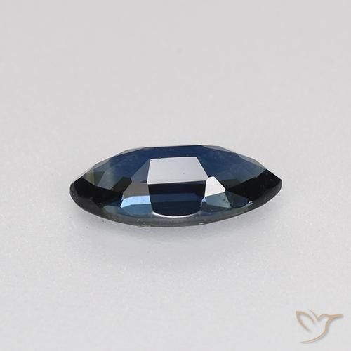 Zafiro Azul crepúsculo natural de 0.69 ct, Marquesa, VVS-VS