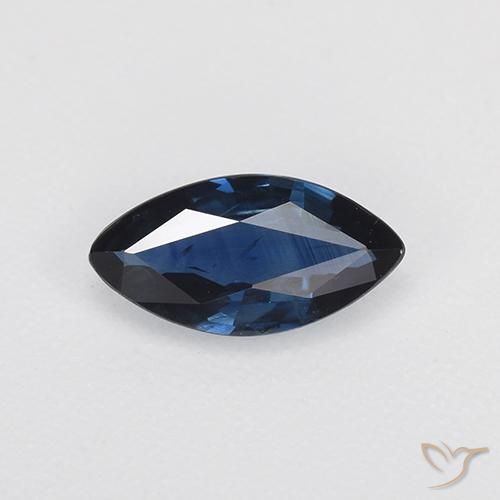 0.68ct Natural Azul real Zafiro, Marquesa, VVS-VS
