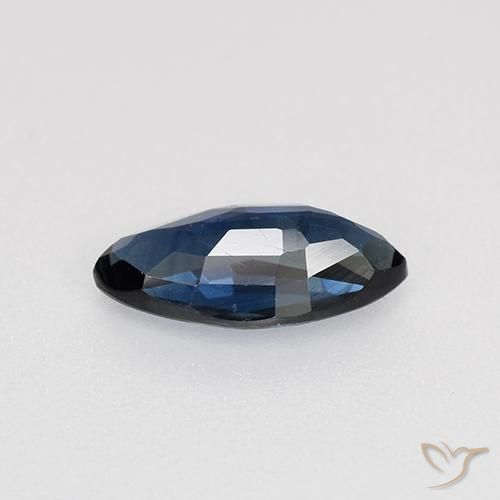 Zafiro Azul real natural de 0.68 ct, Marquesa, VVS-VS