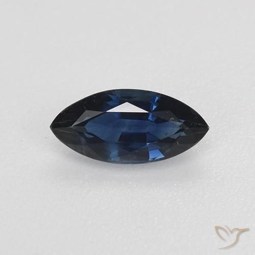 0.70ct Natural Azul real Zafiro, Marquesa, VVS-VS