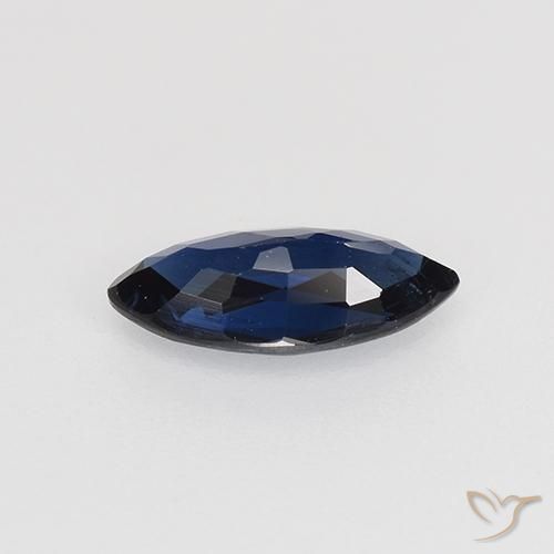 Zafiro Azul crepúsculo natural de 0.72 ct, Marquesa, VVS-VS