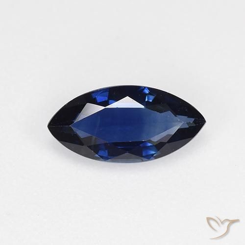 0.68ct Natural Azul crepúsculo Zafiro, Marquesa, VVS-VS