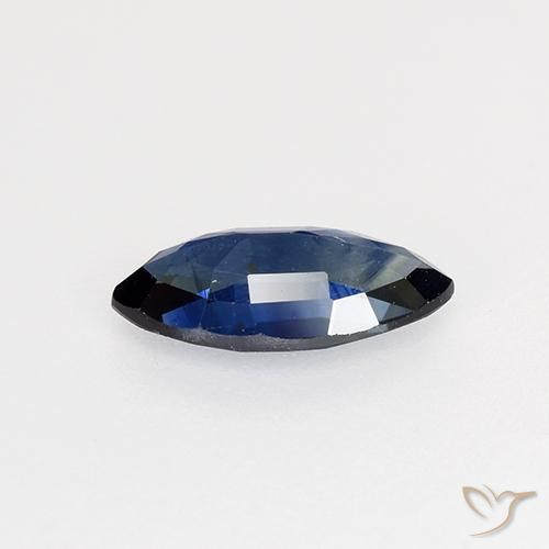 Zafiro Azul crepúsculo natural de 0.68 ct, Marquesa, VVS-VS