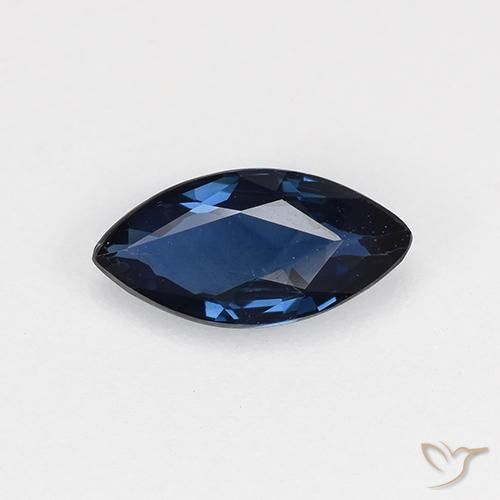 0.66ct Natural Azul noche Zafiro, Marquesa, VVS-VS