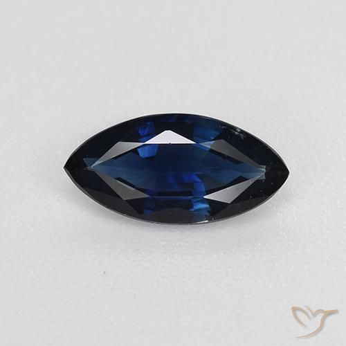 0.68ct Natural Azul crepúsculo Zafiro, Marquesa, VVS-VS