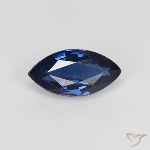 0.74ct Natural Azul crepúsculo Zafiro, Marquesa, VVS-VS