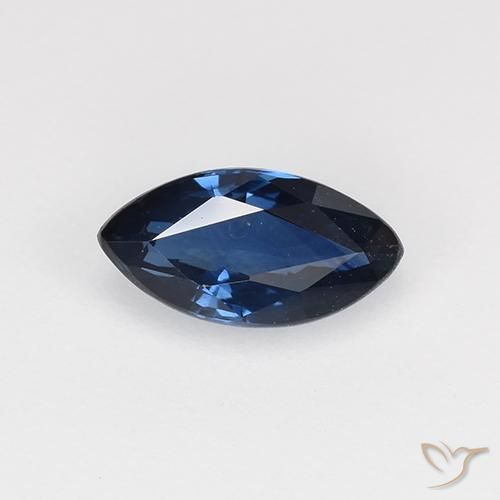 0.70ct Natural Azul real Zafiro, Marquesa, VVS-VS