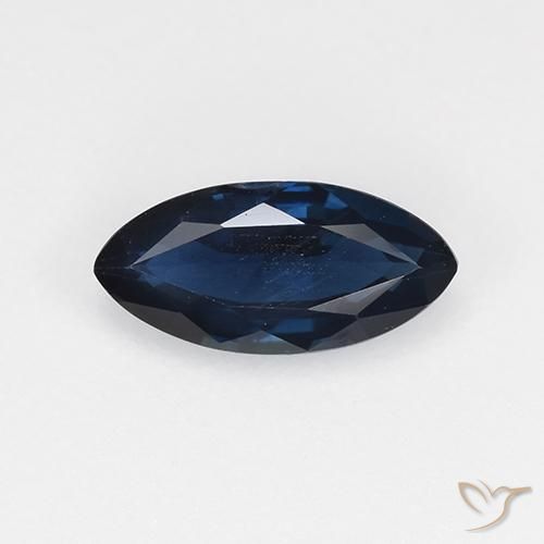 0.72ct Natural Azul noche Zafiro, Marquesa, VVS-VS