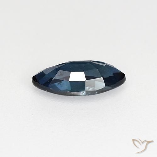 Zafiro Azul oscuro natural de 0.67 ct, Marquesa, VVS-VS