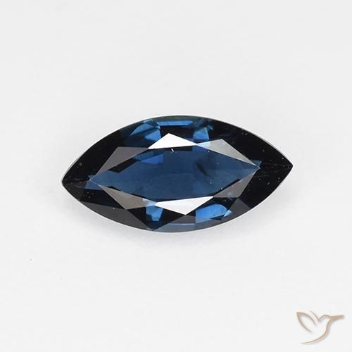 0.66ct Natural Azul noche Zafiro, Marquesa, VVS-VS