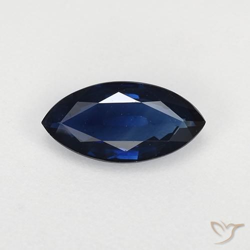 0.67ct Natural Azul crepúsculo Zafiro, Marquesa, VVS-VS
