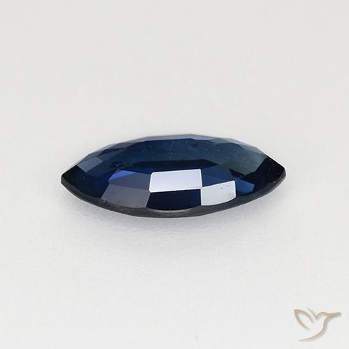 Zafiro Azul crepúsculo natural de 0.67 ct, Marquesa, VVS-VS
