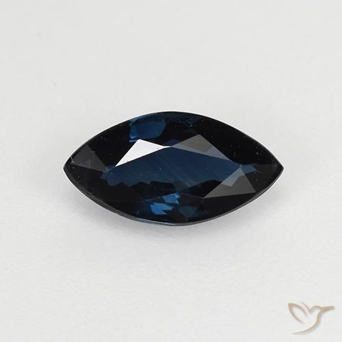 0.69ct Natural Azul noche Zafiro, Marquesa, VVS
