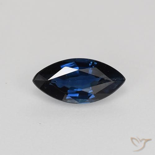 0.64ct Natural Azul crepúsculo Zafiro, Marquesa, VVS