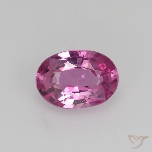 0.68ct Natural Rosado medio Zafiro, Ovalada, VVS-VS