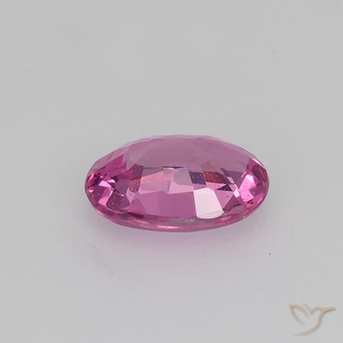 Zafiro Rosado medio natural de 0.68 ct, Ovalada, VVS-VS