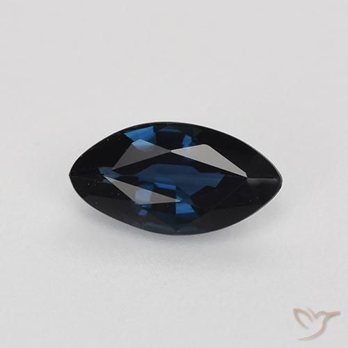 0.69ct Natural Azul noche Zafiro, Marquesa, VVS