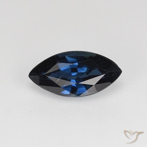 0.70ct Natural Azul noche Zafiro, Marquesa, VVS-VS