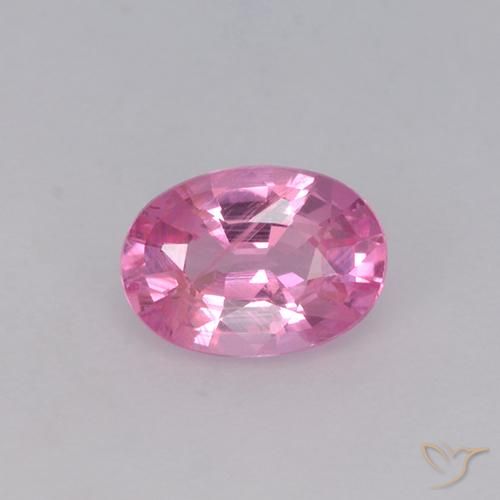 0.65ct Natural Rosado Bubblegum Zafiro, Ovalada, VVS-VS