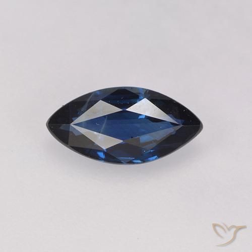 0.71ct Natural Azul crepúsculo Zafiro, Marquesa, VS