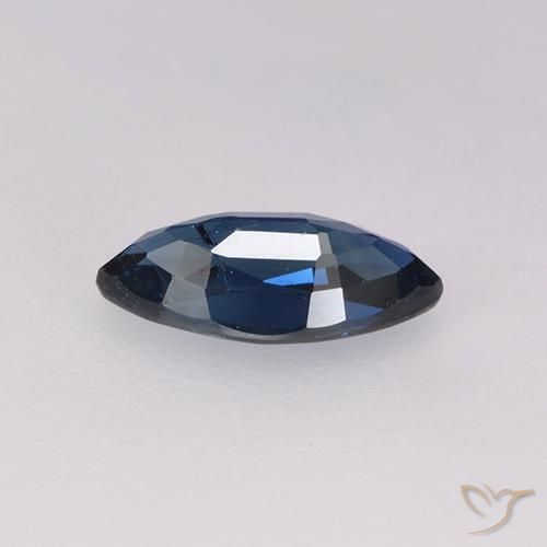 Zafiro Azul crepúsculo natural de 0.71 ct, Marquesa, VS