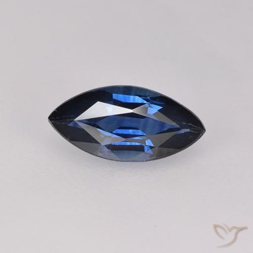 0.60ct Natural Azul crepúsculo Zafiro, Marquesa, VVS-VS