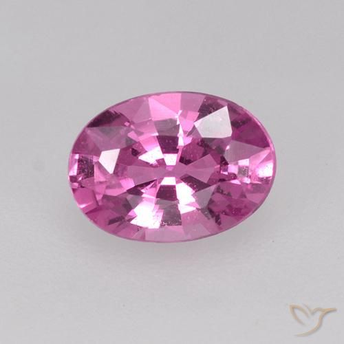 0.69ct Natural Púrpura medio Zafiro, Ovalada, VVS-VS