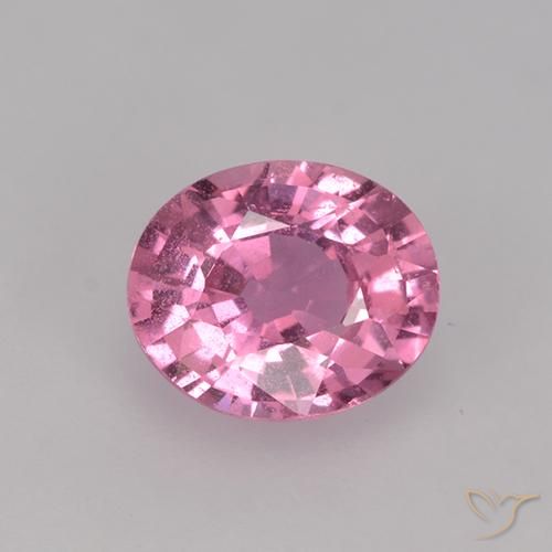 0.78ct Natural Rosado intenso Zafiro, Ovalada, VS