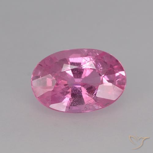 0.68ct Natural Rosado intenso Zafiro, Ovalada, VVS-VS