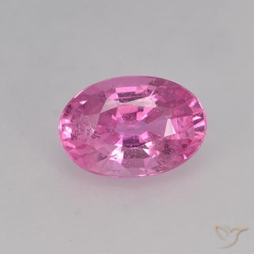0.67ct Natural Rosado intenso Zafiro, Ovalada, VVS-VS