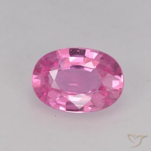 0.68ct Natural Rosa oscuro Zafiro, Ovalada, VVS-VS