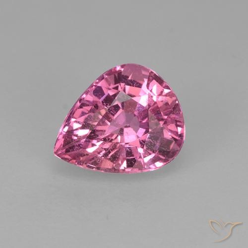 0.70ct Natural Rosado medio Zafiro, En forma de pera, VVS-VS