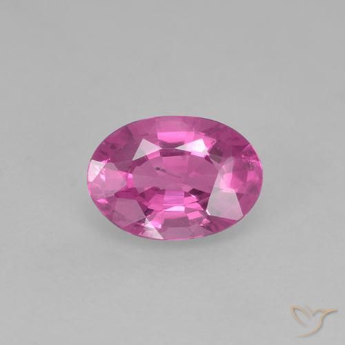 0.48ct Natural Rosado medio Zafiro, Ovalada, VS