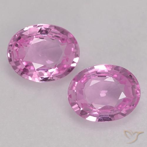0.82ctw Natural Púrpura rosado claro Zafiro, Ovalada, VVS-VS