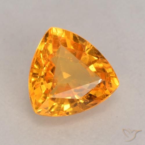 Zafiro Oro natural de 0.64 ct, Trillón, VS