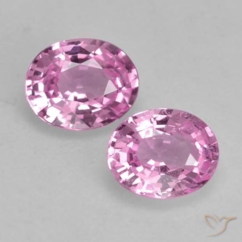 0.81ctw Natural Rosado medio Zafiro, Ovalada, VVS-VS