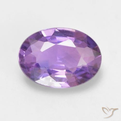 0.58ct Natural Violeta rosado medio Zafiro, Ovalada, VVS-VS