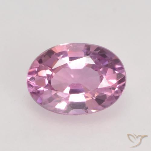 0.61ct Natural Rosado muy claro Zafiro, Ovalada, VVS-VS