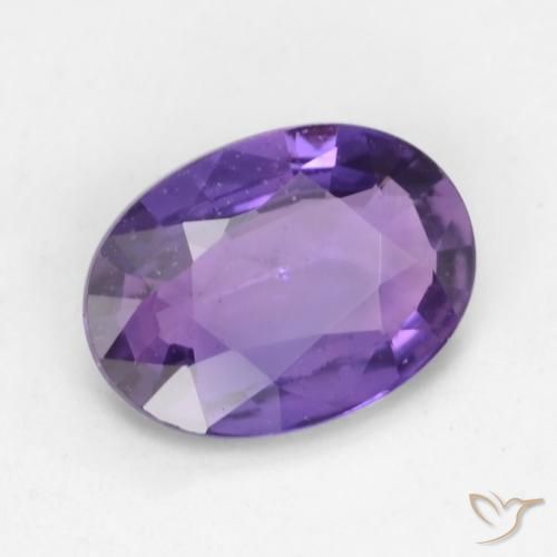 Zafiro Rosado púrpura natural de 0.51 ct, Ovalada, VS