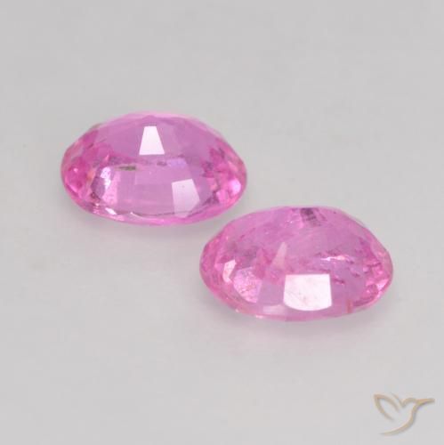 Gemas de Zafiro Púrpura intenso natural de 0.98 ct, Ovalada, VS