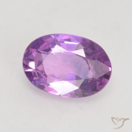0.58ct Natural Violeta rosado intenso Zafiro, Ovalada, VVS-VS