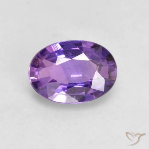 0.51ct Natural Violeta rosado Zafiro, Ovalada, VS